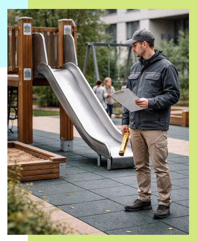 Сертификация детских площадок в Сарапуле от 25810 р. | Алешин-Срл