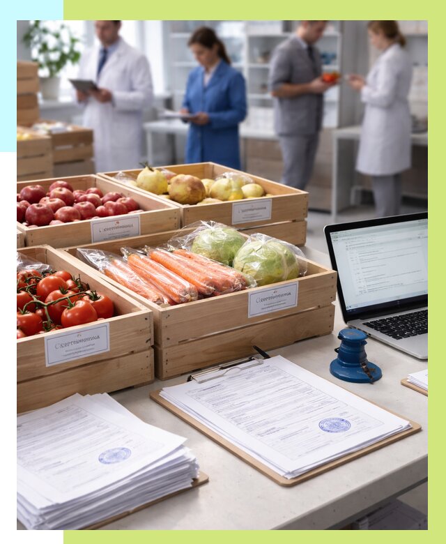 Сертификация овощей и фруктов в Сарапуле от 8775 р. | Алешин-Срл