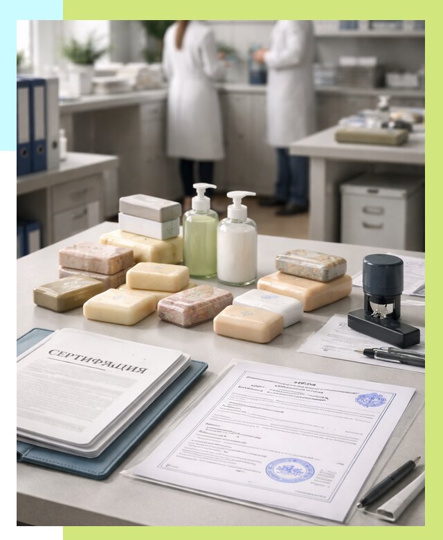 Сертификация мыла и сертификат на мыло в Сарапуле от 12389 | Алешин-Срл