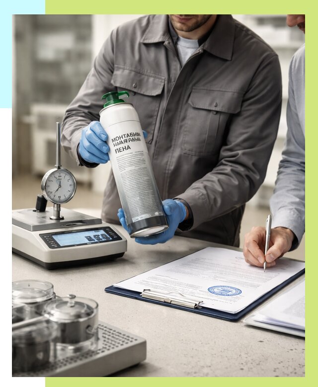 Сертификация монтажной пены в Сарапуле от 15486 р. | Алешин-Срл