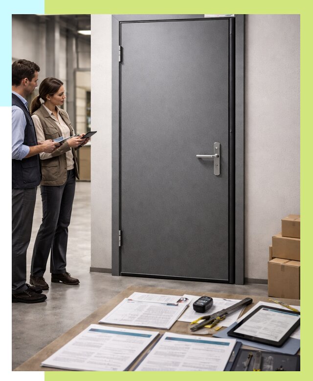 Сертификация противопожарных дверей в Сарапуле от 9292 р. | Алешин-Срл