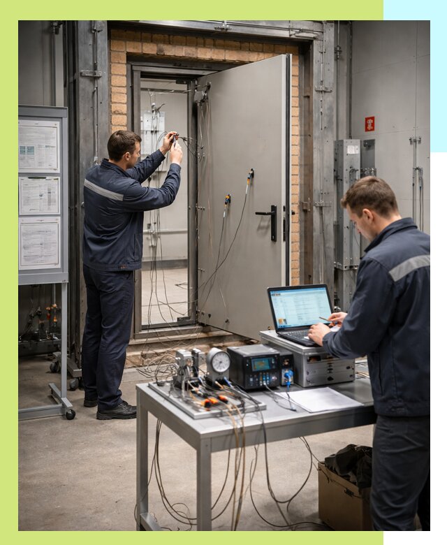 Сертификация противопожарных дверей в Сарапуле по ГОСТ и ТР