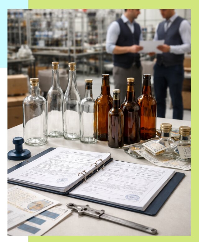 Сертификация стеклянных бутылок в Сарапуле от 25810 р. | Алешин-Срл