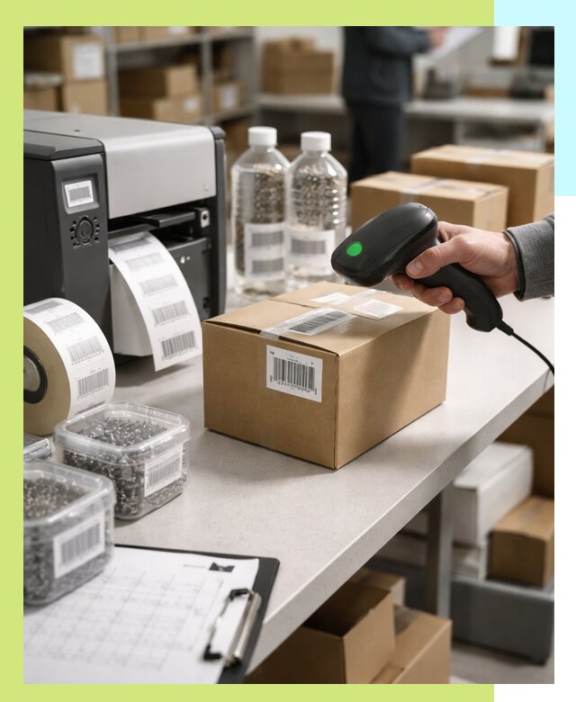 Штрихкодирование продукции и маркировка для продажи в Сарапуле