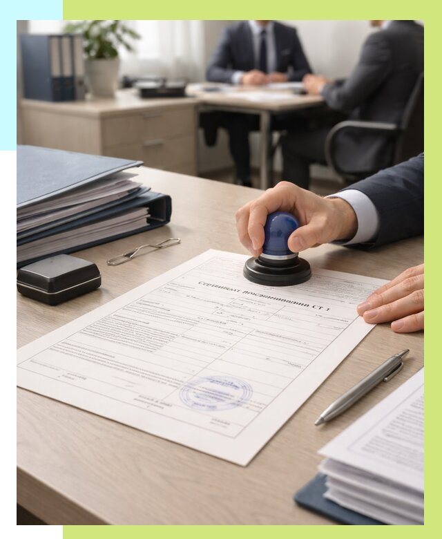 Сертификат происхождения СТ 1 в Сарапуле от 4646 р. | Алешин-Срл