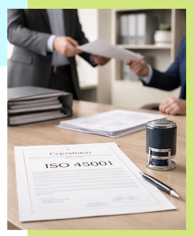 Сертификат ISO 45001 в Сарапуле под ключ от 46458 р. | Алешин-Срл