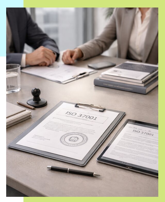 Сертификат ISO 37001 в Сарапуле оформить от 123888 р. Алешин-Срл